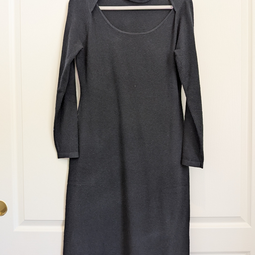 Victor Glemaud X Target Black Long Sleeve Sweater Dress